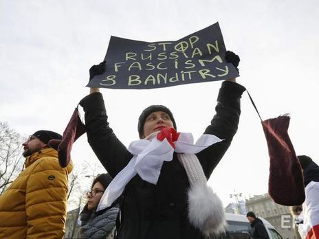 В Беларуси проходит акция протеста против интеграции с Россией. Фоторепортаж