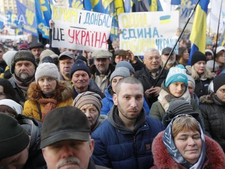 На Майдане в Киеве прошла акция, на которой Зеленскому напомнили о 