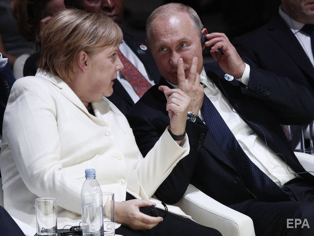 ﻿Меркель і Путін обговорили "Північний потік – 2" і транзит газу через Україну