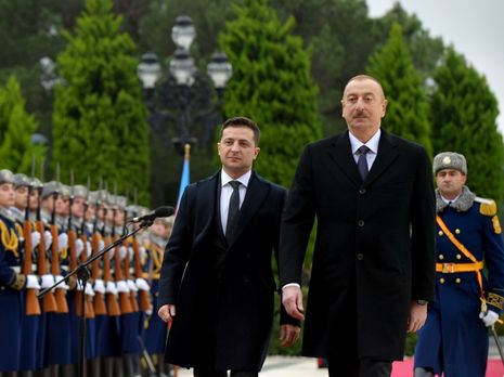 Сегодня Зеленский провел переговоры с Алиевым