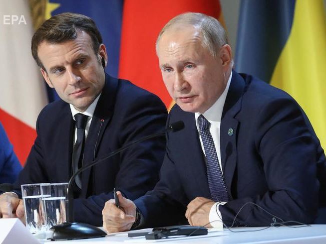 Путин и Макрон обсудили транзит российского газа в Европу через Украину