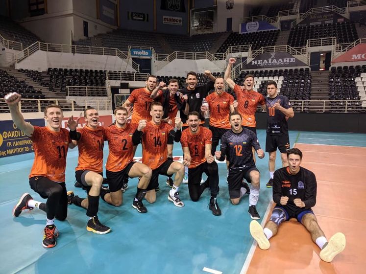 Украинский волейбольный клуб "Барком-Кажаны" победил ПАОК и вышел в 1/8 финала Кубка ЕКВ