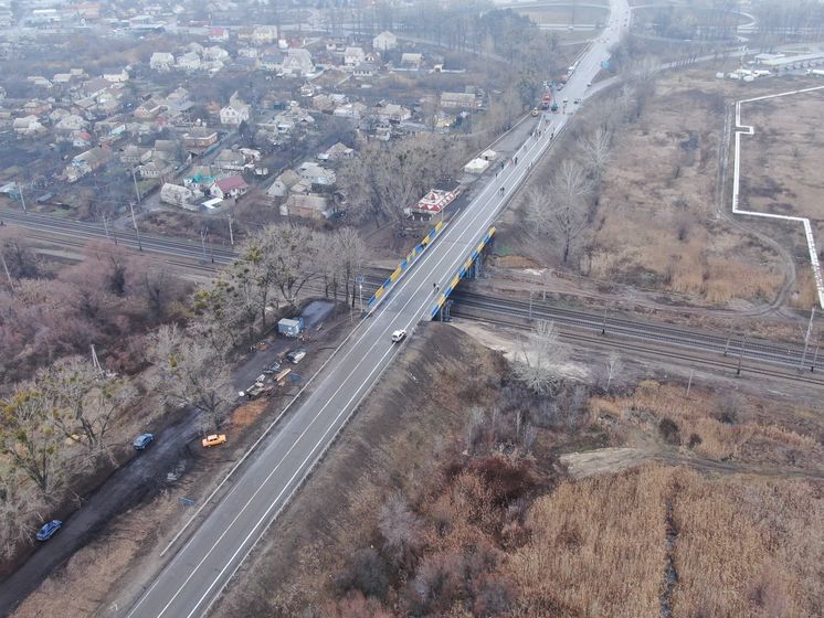 Путепровод, который обрушился в Харьковской области в августе, отремонтировали