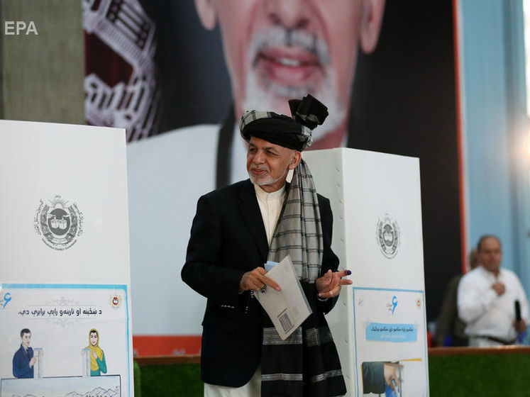 Действующего президента Афганистана объявили победителем выборов, состоявшихся в сентябре