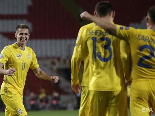 Сборная Украины показала лучший результат в рейтинге ФИФА за последние шесть лет