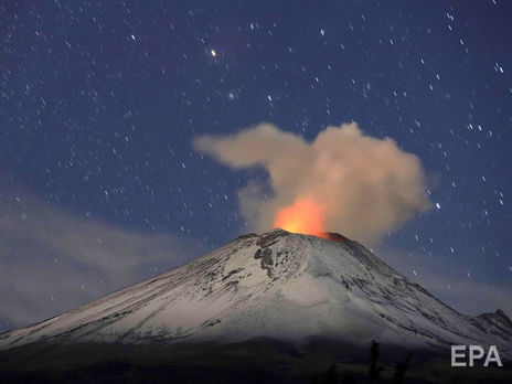 ﻿У Мексиці активізувався вулкан Попокатепетль