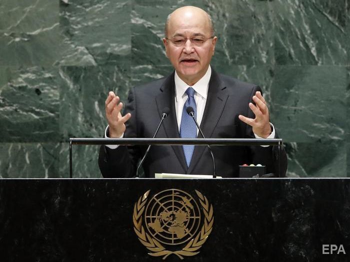 ﻿Президент Іраку заявив про рішення піти у відставку 