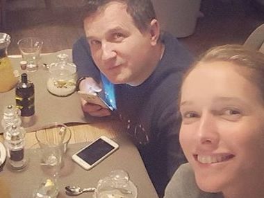 Горбунов и Осадчая отдохнули вместе на Днепре