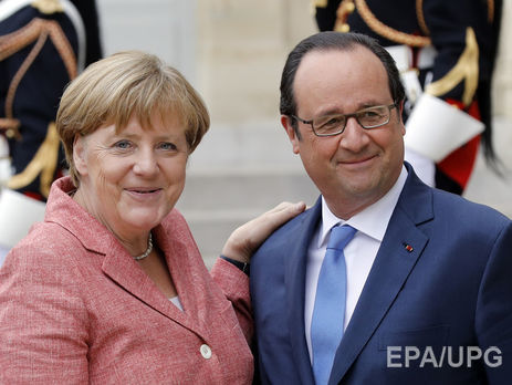 Меркель и Олланд поддержали прекращение огня на Донбассе