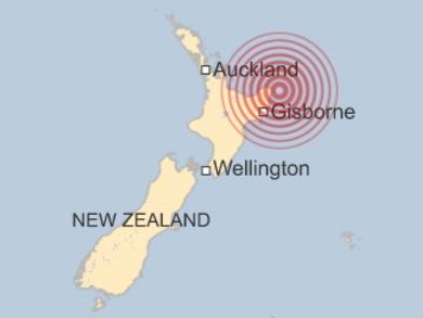 В Новой Зеландии произошло землетрясение