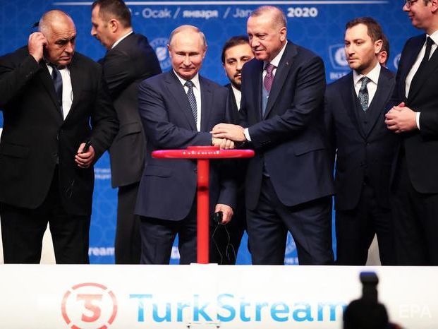 Путин и Эрдоган открыли "Турецкий поток"