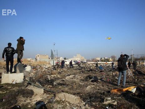 Украинский самолет разбился в Иране