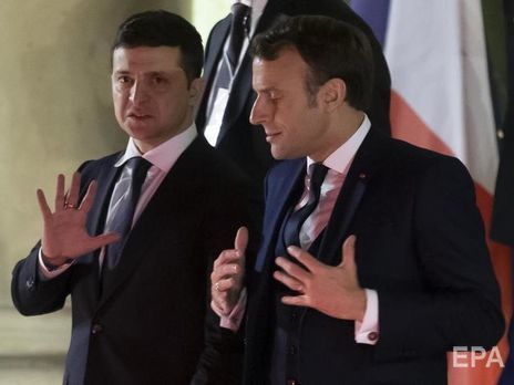 Зеленский и Макрон договорились о привлечении французских специалистов к расшифровке черных ящиков разбившегося самолета МАУ