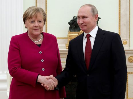 Путин и Меркель обсуждали 