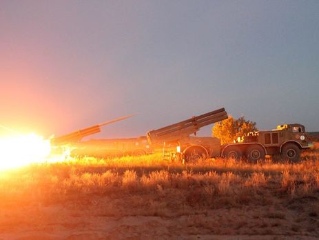 Украинские артиллеристы отшлифовали навыки стрельбы из реактивных систем 