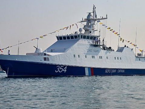 Погранслужба: Возле украинского острова Джарылгач в Черном море обнаружен российский сторожевой корабль