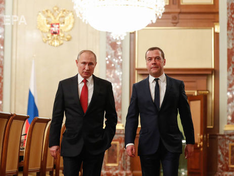 Указ Путіна про призначення Медведєва набуває чинності сьогодні