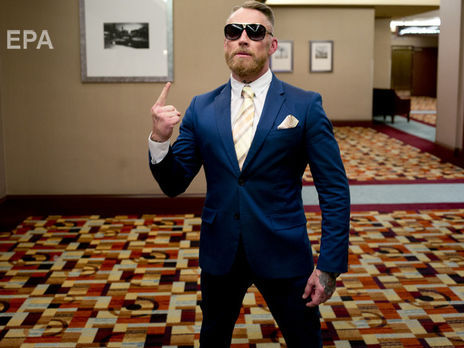 ﻿Боєць змішаних єдиноборств Макгрегор після повернення в UFC нокаутував Серроне за 40 секунд