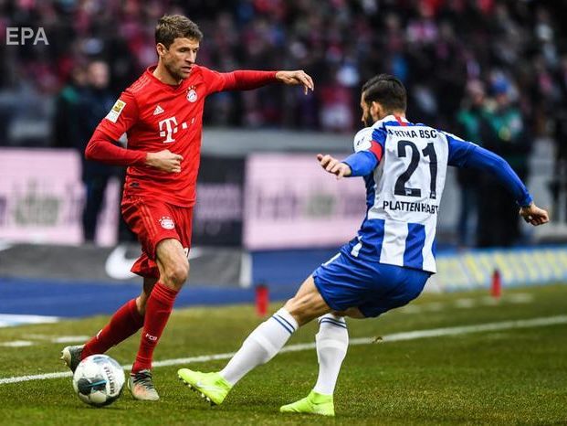 "Бавария" разгромила "Герту", "Боруссия" в матче с восемью голами обыграла "Аугсбург". Результаты 18-го тура чемпионата Германии
