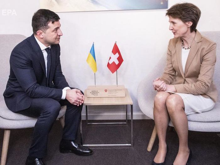 Президент Швейцарии пообещала приехать в Киев по приглашению Зеленского