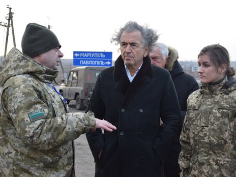 На Донбасс приехал французский писатель Леви