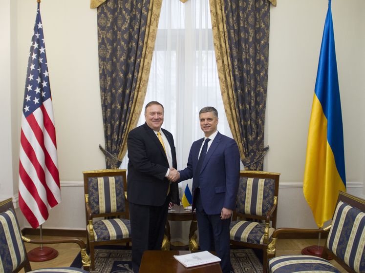 Помпео заверил, что США поддерживают Украину в противодействии российской агрессии