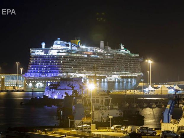 У пассажирки круизного лайнера, который стоит у берегов Италии, не выявили коронавирус 2019-nCoV