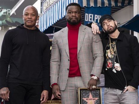 50 Cent получил именную звезду на Аллее славы в Голливуде. Фоторепортаж