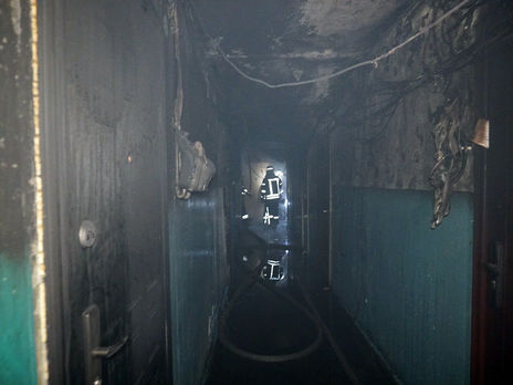 В Днепре горело общежитие, шесть человек госпитализировали