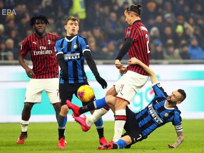 "Интер" обыграл "Милан" в матче с шестью голами, "Ювентус" проиграл "Вероне". Результаты 23-го тура чемпионата Италии