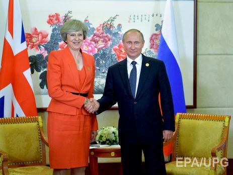 The Times: Мэй дала Путину понять, что 