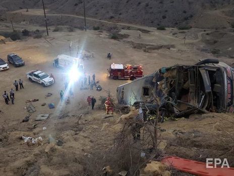 В Перу разбился автобус с эквадорскими болельщиками