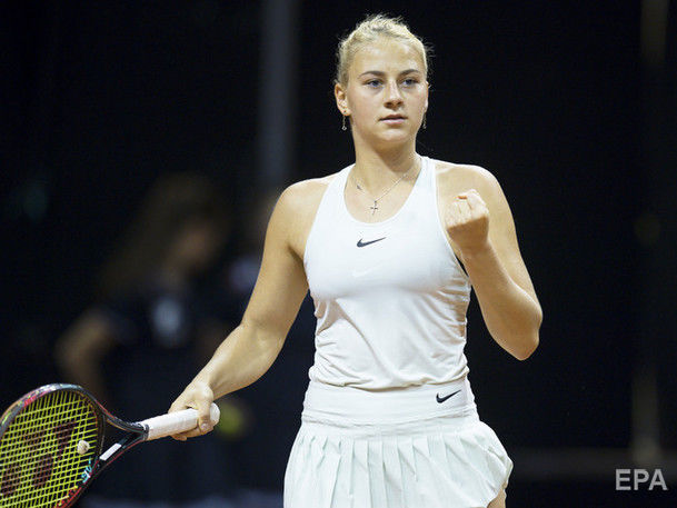 17-летняя украинка Костюк вышла в полуфинал теннисного турнира в Каире