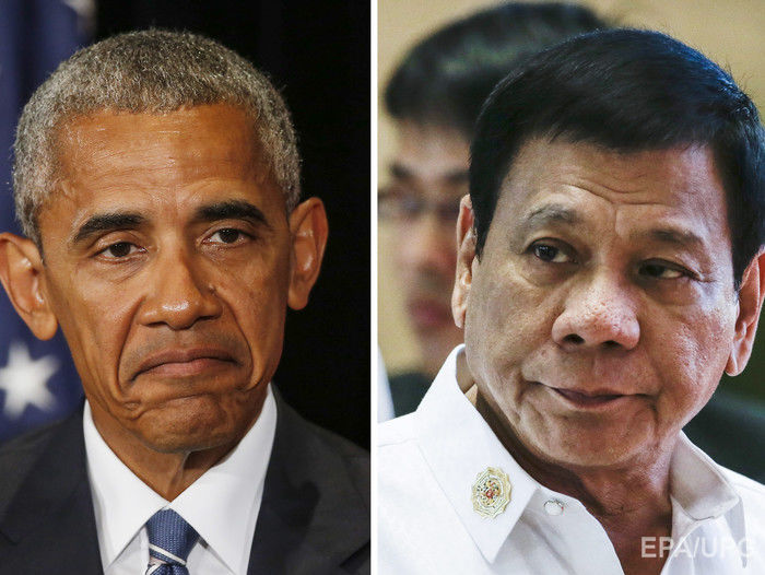 Обама встретился с президентом Филиппин, назвавшим его "сукиным сыном"