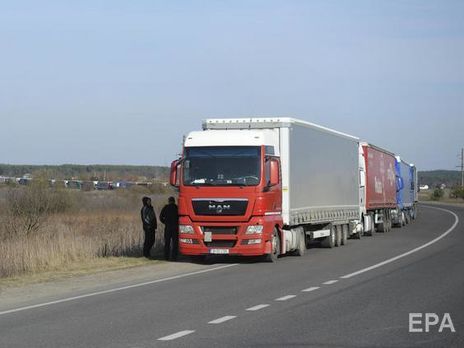 ﻿Заблоковані на кордоні Італії та Словенії фури прибули в Україну