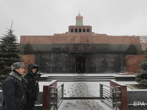 В Москве закрыли мавзолей Ленина для посетителей