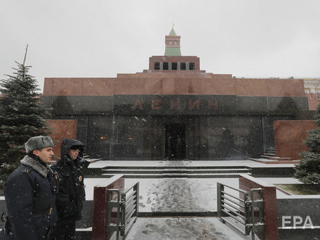 В Москве закрыли мавзолей Ленина для посетителей