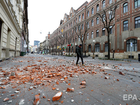 ﻿Загреб лежить у руїнах і смітті після землетрусу. Фоторепортаж