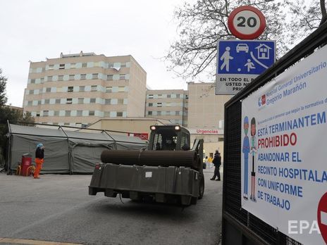 ﻿В Іспанії протягом доби від коронавірусу померло 812 осіб, за кількістю заражених країна випередила Китай