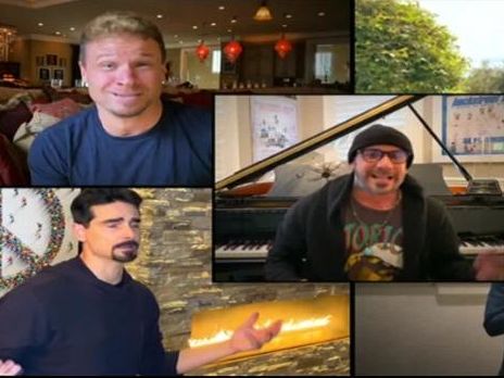 I Want It That Way. Участники Backstreet Boys исполнили песню дистанцированно друг от друга. Видео