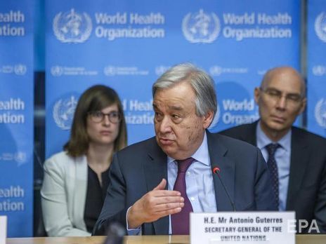 ﻿В ООН спалах COVID-19 назвали найбільшим випробуванням після Другої світової війни