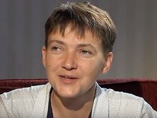 Савченко посвятила Путину песню. Видео