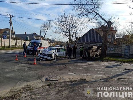 В Херсоне в ДТП с участием полицейских пострадало пять человек
