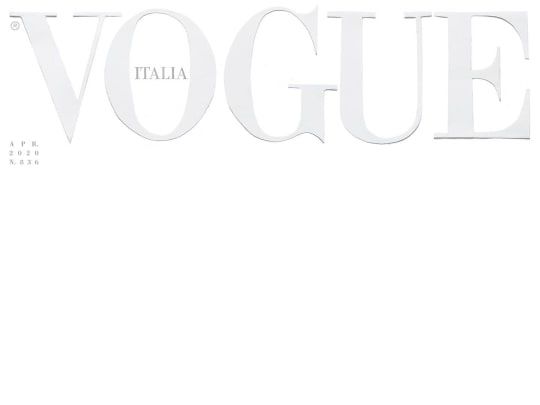 ﻿Італійський Vogue уперше вийшов із порожньою обкладинкою