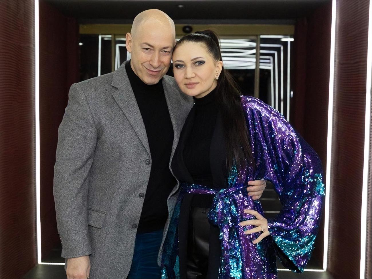 Дмитрий Гордон и Олеся Бацман