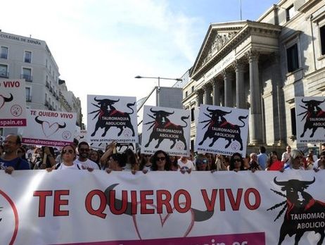 В Мадриде прошли акции протеста против корриды