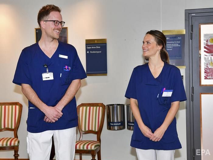 Шведская принцесса София устроилась на работу в больницу, где лечат больных COVID-19