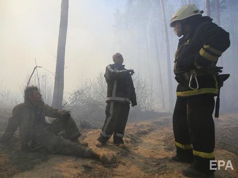﻿Пожежу в Чорнобильській зоні відчуження гасить 1,3 тис. рятувальників