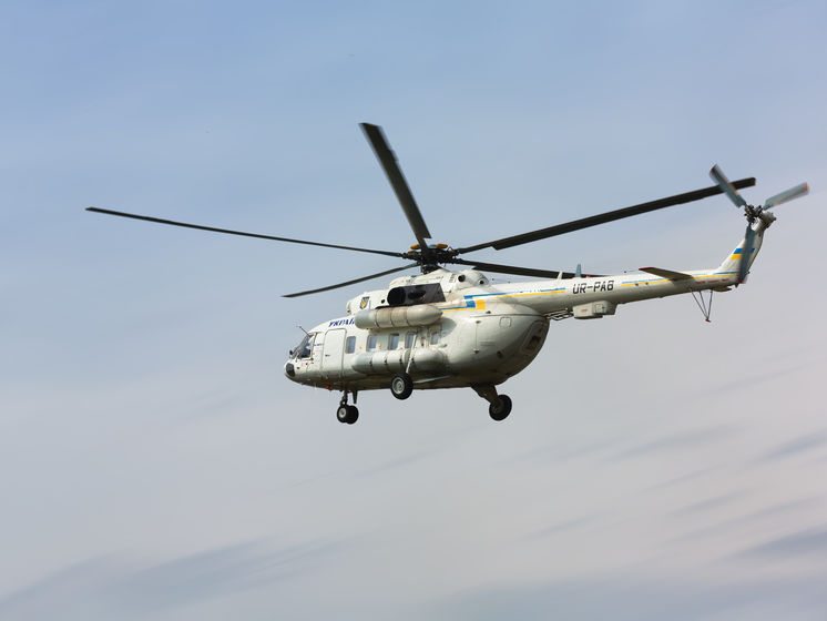 В Киевской области военный вертолет столкнулся с птицей