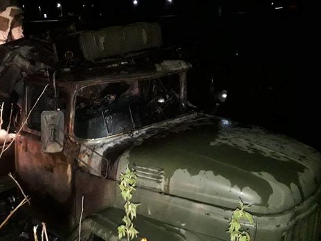 Во Львовской области сгорело авто Минобороны, один человек погиб, второй получил ожоги